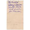 Image 1 : Buddy Holly and the Crickets Signed Business Card
