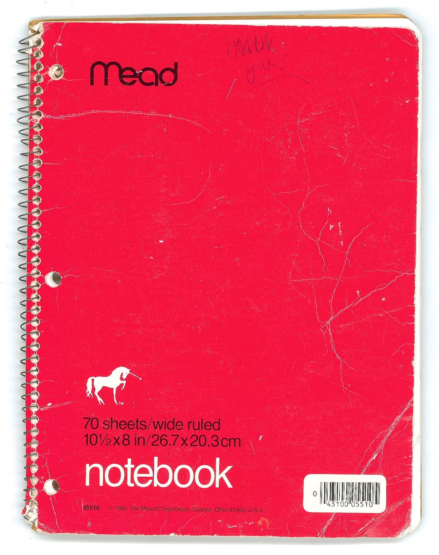 Boston Brad Delp S Notebook With Handwritten Notes And Lyrics Boston Brad Delp S Notebook With Handwritten Notes And Lyrics