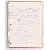 Image 3 : Boston: Brad Delp's Notebook with Handwritten Notes and Lyrics