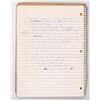 Image 4 : Boston: Brad Delp's Notebook with Handwritten Notes and Lyrics