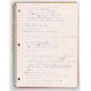Image 5 : Boston: Brad Delp's Notebook with Handwritten Notes and Lyrics