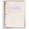 Image 9 : Boston: Brad Delp's Notebook with Handwritten Notes and Lyrics