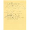 Image 5 : Boston: Brad Delp's Notebook with Handwritten Notes and Lyrics