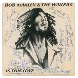Bob Marley and the Wailers Signed 45 RPM Record