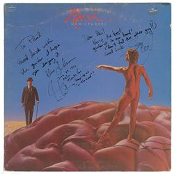 Rush Signed Album and Sketches