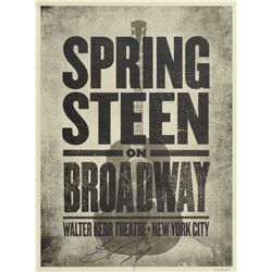Bruce Springsteen Signed Poster
