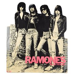 Ramones Signed 'Rocket to Russia' Standee