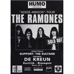 Ramones Group of (3) Belgian Concert Posters
