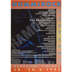 Ramones Group of (3) European Concert Posters