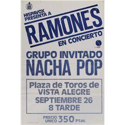 Ramones Group of (3) Spain and Mexico Concert Posters