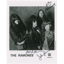 Ramones Signed Photograph and Banners