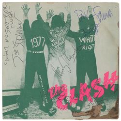 The Clash Signed 45 RPM Record Sleeve