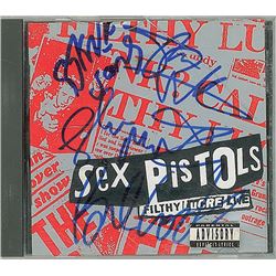 The Sex Pistols Signed CD