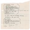 Image 5 : 'Weird Al' Yankovic Handwritten Lyrics