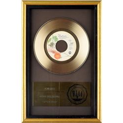 Prince 'Let's Go Crazy' Gold Sales Award