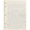 Image 8 : Prince's 'Under the Cherry Moon' Handwritten Script Notebook