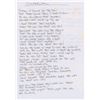 Image 1 : Oasis: Noel Gallagher Handwritten Lyrics for 'Wonderwall'