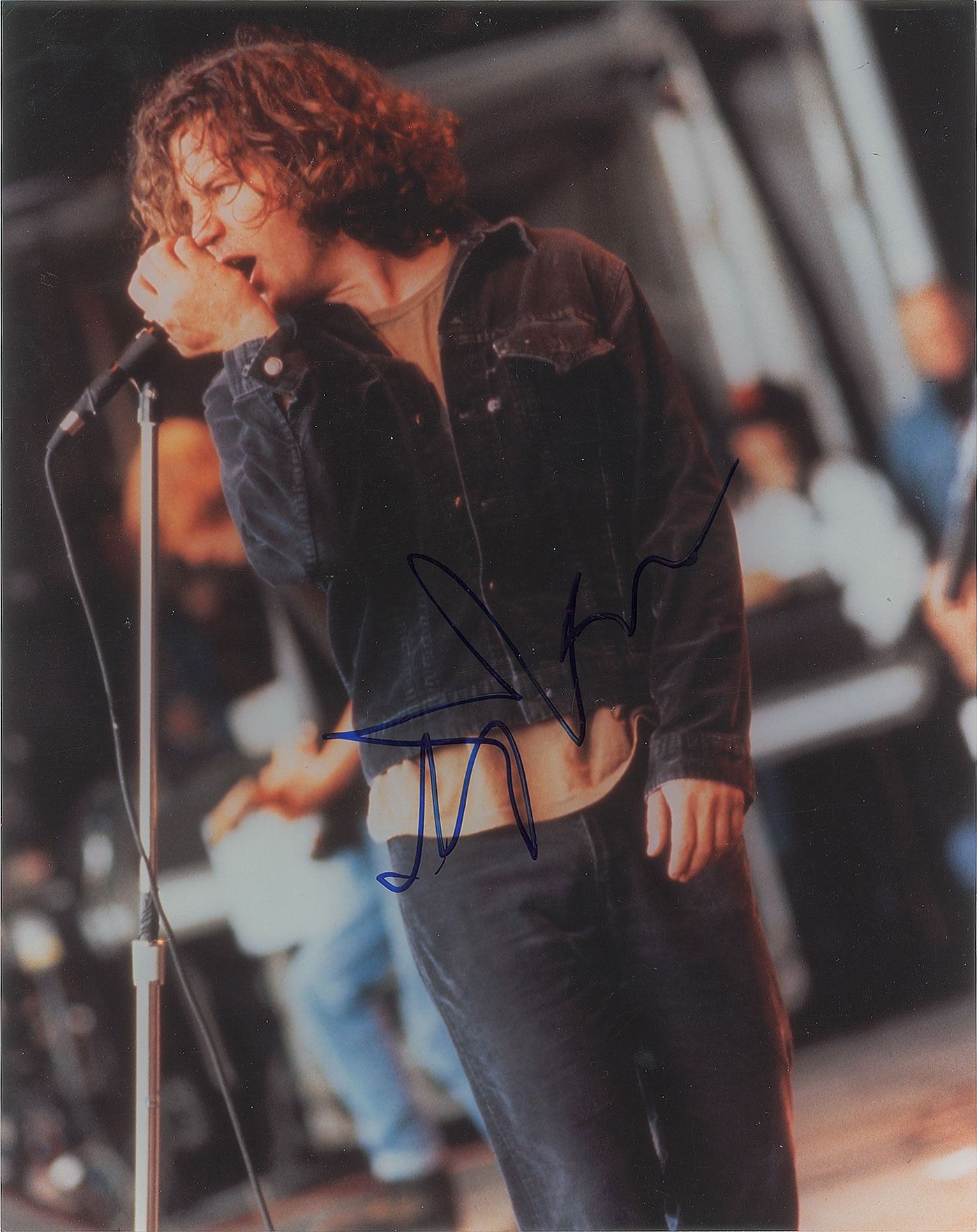 Pearl Jam Band Signed Autographed 8x12 Photograph Eddie Vedder Photo COA Pearl Jam Band Signed Autographed 8x12 Photograph Eddie Vedder Photo COA