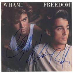 Wham! Signed 45 RPM Record