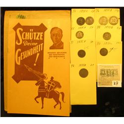 1933 Quack Doctor Booklet issued in German "Schutze Deine Gesundheit!" with original envelope mailed