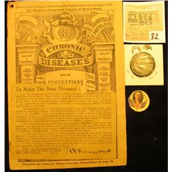 1890 era booklet "Treatise on the Most Prevalent Chronic Diseases with Suggestions…"; Presidential c