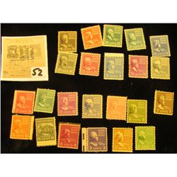 Set of Scott #803-31 Famous Americans Mint, not hinged. Missing only #803, 823, 830, & 831.