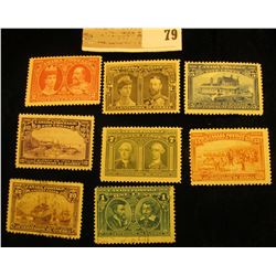 Complete Set of Canada Scott #96-103. (1908) Mint, Unused except a used One Cent. Doc had this set v