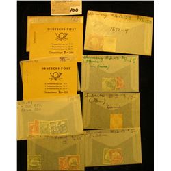 A Nice group of German Stamps, which Doc has attributed and priced to sell at over $500.00.