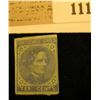 Image 1 : Ten Cent Jefferson Davis, hinged. Civil War era.