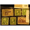 Image 1 : Package of six old U.S.A. mint condition stamps.