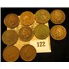 Image 1 : Pack of 10 different date Indian Head Cents.