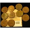 Image 2 : Pack of 10 different date Indian Head Cents.