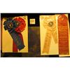 Image 1 : (5) Different early 1900 "Iowa State Fair" Equestrian related Award Ribbons.