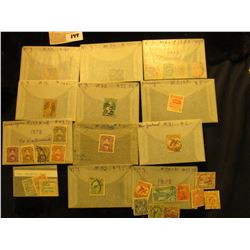 Group of higher value World Stamps. All attributed and priced to sell at over $500.00.