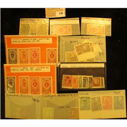 Group of higher value World Stamps. All attributed and priced to sell at over $500.00.