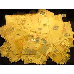 Group of lower value World Stamps. Lots of Gerrman. All attributed and priced to sell at over $500.0