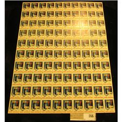 Mint Sheet of 1941 "Merry Christmas" Stamps/Seals. World War II. National Tuberculosis Association. 