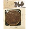 Image 1 : 1847 U.S. Large Cent, VF+.
