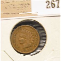 1909 P Indian Head Cent, VF.