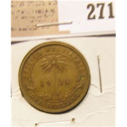 1938 West Africa Shilling.