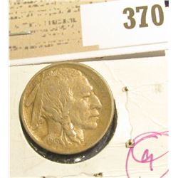 1913 P Type One Buffalo Nickel, VF.