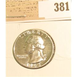 1963 P Proof Silver Washington Quarter.