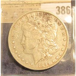 1894 O Morgan Silver Dollar.