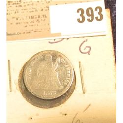 1875 U.S. Seated Liberty Dime.