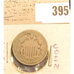 1867 U.S. Shield Nickel.