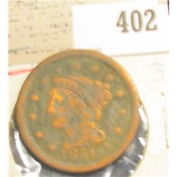 1851 U.S. Large Cent.