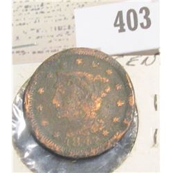 1847 U.S. Large Cent.