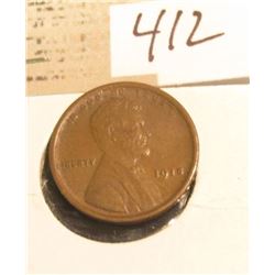 1918 P Lincoln Cent, EF.
