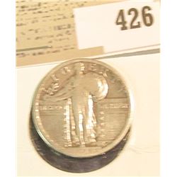 1918 D Standing Liberty Quarter.