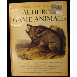 "A Selected Treasury For Sportsmen Audubon Game Animals", 82 Full color prints from THE QUADRUPEDS O